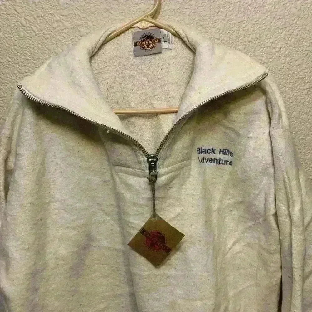 Earth Ragz Black Hills jacket sz L tourist cozy warm - Picture 6 of 11